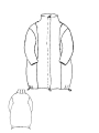 Rundholz Black Label - Oversize gefütterter Mantel mit Stehkragen - 2253211232