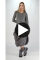 Rundholz Black Label - Black Label Ballonrock aus Baumwolle mit Detailkräuselung - 2253230306