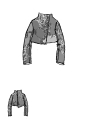 Rundholz Black Label - Asymmetrische Strickjacke aus 100% Wolle in Gerade Form - 2253247101