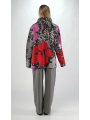 Rundholz Black Label - Wide jacquard cardigan with press studs - 2253247102