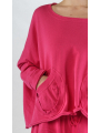Rundholz Black Label - Oversize Baumwoll-T-Shirt mit Offenen Schnittkanten - 2253250501