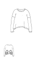 Rundholz Black Label - Oversize Baumwoll-T-Shirt mit Offenen Schnittkanten - 2253250501