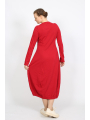 Rundholz Black Label - Ballonförmiges Baumwollkleid mit Offener Schnittkante - 2253250907