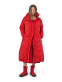 Rundholz Black Label - Ballonförmiges Baumwollkleid mit Offener Schnittkante - 2253250907