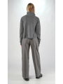 Rundholz Black Label - Elegante Strickjacke mit Jacquard-Muster und Rollkragen - 2253277103