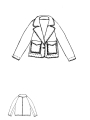 Rundholz Black Label - Elegante Fransenjacke aus Wolle mit Reverskragen - 2253281101