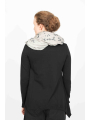 Rundholz Black Label - Black Label Расклешенная хлопковая футболка с асимметрией - 2253290526