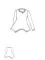 Rundholz Black Label - Black Label Ausgestelltes Baumwoll-T-Shirt mit Asymmetrie - 2253290526