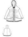 Rundholz Black Label - Weite French Terry Jacke mit 3d Druck - 2253291111