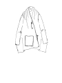 Rundholz Black Label - Elegante Strickjacke mit asymmetrischem Saum und Schalkragen - 2253317104