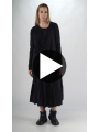 Rundholz Black Label - Gerades weites Jersey Kleid mit Schleife zum Binden - 2253330905