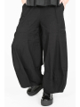 Rundholz Black Label - Ballonhose mit Flockdruck von black label - 2253390116