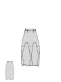 Rundholz Black Label - Tulpenförmiger Baumwoll Stretch Rock - 2253390315