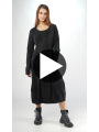 Rundholz Black Label - Прямое узкое платье из хлопкового стрейча - 2253390914
