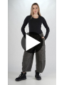 Rundholz Black Label - Ballonförmige Velour Hose - 2253420101