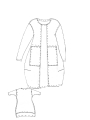Rundholz Black Label - Oversize Velour Kleid - 2253420904