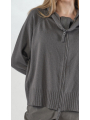 Rundholz Black Label - Oversize Strickjacke mit Reißverschluss und Rollkragen - 2253457109