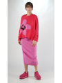 Rundholz Black Label - Kurzer Strick Pullover mit Jaquard blume - 2253590701