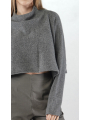 Rundholz Black Label - Short A-shaped wool mix knit sweater - 2253620704