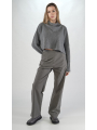 Rundholz Black Label - Short A-shaped wool mix knit sweater - 2253620704