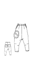 Rundholz Black Label - Baggy Cottonshape Hose - 2253630110