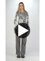 Rundholz Black Label - Oversize Baumwoll Slubjersey Shirt mit Schleifentaschen - 2253640501