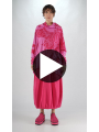 Rundholz Black Label - Ballonförmige Baumwoll Slubjersey Shirt mit Schleifentasche - 2253640502