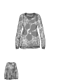 Rundholz Black Label - Ausgestelltes Baumwoll Slubjersey Shirt mit Dekorativen Teilungsnähten - 2253640506