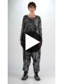 Rundholz Black Label - Ausgestelltes Baumwoll Slubjersey Shirt mit Dekorativen Teilungsnähten - 2253640506