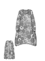 Rundholz Black Label - A-förmiges Baumwoll Slubjersey Kleid - 2253640904