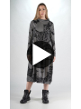 Rundholz Black Label - Ballonförmiges Baumwoll Slubjersey Kleid - 2253640905