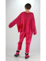 Rundholz Black Label - Kastenförmiger Leinen Strick Pullover mit Platziertem Flock Druck - 2253720702