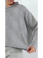 Rundholz Black Label - Kurzer Leinen Strick Pullover - 2253720714