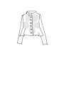 Rundholz Black Label - Ausgestellte Leinen Strickjacke mit Platziertem Flock Druck - 2253727106