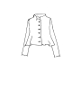 Rundholz Black Label - Elegante Strickjacke mit Rollkanten von Black Label - 2253727116