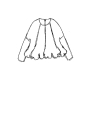 Rundholz Black Label - Oversize Sportloden Pullover mit Blumengeformten Saum - 2253890702