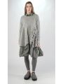 Rundholz Black Label - Eleganter A-Linien Pullover mit plastischen Blumen - 2253890705