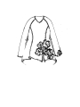 Rundholz Black Label - Eleganter A-Linien Pullover mit plastischen Blumen - 2253890705