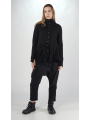 Rundholz Black Label - Elegante A-Linien Strickjacke mit Rollkragen - 2253897109