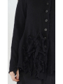 Rundholz Black Label - Elegante A-Linien Strickjacke mit Rollkragen - 2253897109