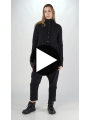 Rundholz Black Label - A-Linien Strickjacke mit Rollkragen - 2253897109