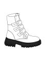 Rundholz Black Label - Elegante Kurzschaftstiefel mit Reißverschluss und Schnalle - 2253985203