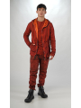 Rundholz - Tailored bicolor French terry jacket with hood - 2254271103