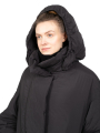 Rundholz DIP - DaunenMantel mit weiten Ärmeln und Kapuze Black - 2242001204