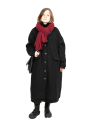 MJW - Mantel aus Wolle und Kaschmir Black
