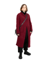 Pal Offner - Long Cardigan Bébé Alpaca Laine Merlot
