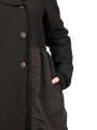 Aequamente - Mantel aus Leinen und Wolle Black