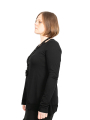 Rundholz Black Label - Shirt mit Tüllabschlüssen am Hals und Saum black - 2243330501