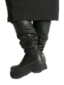 Lofina Shoebox - Botte en cuir Gasoline Nero Noir Noir - 6064