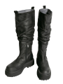 Lofina Shoebox - Botte en cuir Gasoline Nero Noir Noir - 6064